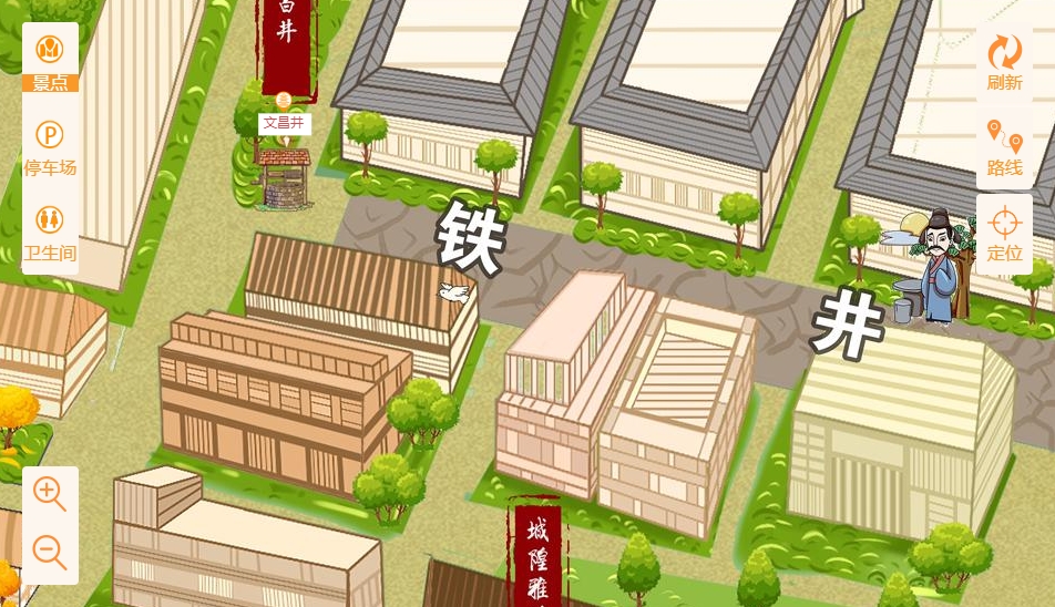 岐山智慧景区：手绘地图与语音导览的完美融合