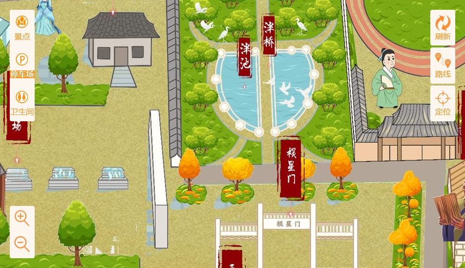 岐山手绘地图景区语音讲解导览系统：智慧景区建设的基石