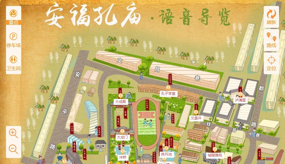 岐山手绘地图：智慧景区智能化服务的延伸